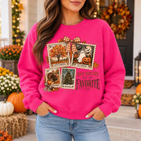 Ber Months Are My Favorite Sweatshirt, September to December Vintage Postage Stamp Graphic, Fall Halloween Thanksgiving Christmas for Women