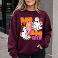 Boo Boo Crew Nurse Sweatshirt, Cute Ghost Medical Halloween Graphic, Retro Spooky Fall Gift