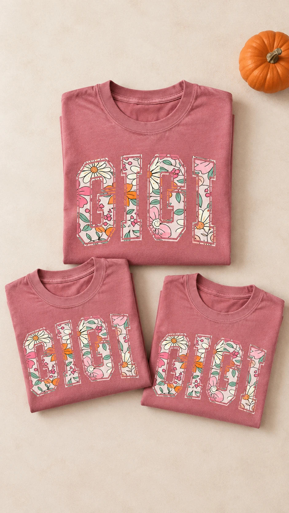 Personalized Family Name Floral Bow Shirt for Mom