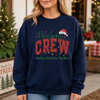 Christmas Crew Sweatshirt Making Memories Together Holiday Family Varsity Look