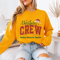 Christmas Crew Sweatshirt Making Memories Together Holiday Family Unisex Varsity Style