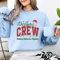 Christmas Crew Sweatshirt Making Memories Together Holiday Family Unisex Varsity Style