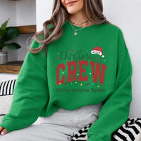 Christmas Crew Sweatshirt Making Memories Together Holiday Family Unisex Varsity Style