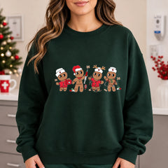Christmas Nurse Gingerbread Sweatshirt Cute Healthcare Holiday Medical Crew Design