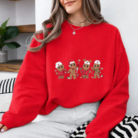 Christmas Nurse Sweatshirt Gingerbread Medical Crew Holiday Healthcare Women Cute Christmas Design