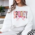 Coquette Halloween Sweatshirt and T-Shirt Spooky Bow Halloween Fall Spooky Season Women Cute Coquette