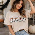 Cowboy Ghost T-Shirt Western Halloween Spooky Season Women Cute