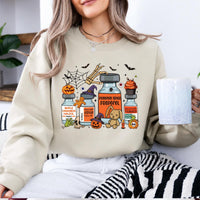 CRNA Halloween Sweatshirt and T-Shirt Pumpkin Spice Propofol Spooky Season Nurse Unisex Retro Graphic