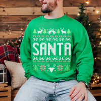 Custom Couple Christmas Sweatshirt, Funny Ugly Holiday Matching, Choose Your Design, Boyfriend Girlfriend Xmas Gift