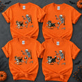 Custom Dog Breed Halloween T-Shirt, Funny Dog Stealing Skeleton Bone Graphic, Dog Mom Gift