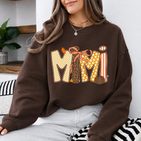 Custom Fall Family Name Sweatshirt, Choose Gigi Mimi Mama Nana or Honey Autumn Pumpkin Bow Design, Mom Grandma Thanksgiving Gift