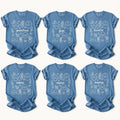 Custom Floral Family Nickname T-Shirt for Grandma, Mama or Abuela, Gift for Her