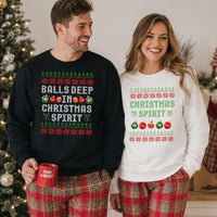 Custom Funny Couple Christmas Sweatshirt, Choose Your Design, Matching Xmas Holiday Party Gift