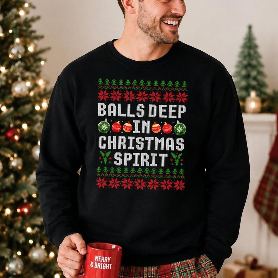 Custom Funny Couple Christmas Sweatshirt, Choose Your Design, Matching Xmas Holiday Party Gift