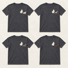 Custom Ghost Dog Breed Halloween T-Shirt, Spooky Season Pet Lover Graphic Tee