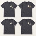 Custom Dog Breed Halloween T-Shirt, Ghost Walking Dog Graphic, Spooky Season Dog Mom Gift