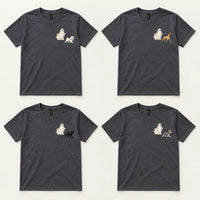 Custom Ghost Dog Breed Halloween T-Shirt, Spooky Season Pet Lover Graphic Tee