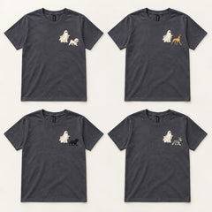 Custom Ghost Dog Breed Halloween T-Shirt, Spooky Season Pet Lover Graphic Tee