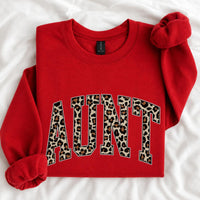 Custom Grandma Sweatshirt, Personalized Leopard Varsity Nana Gigi Mimi, Mother's Day Gift for Grandma, Women Retro Cheetah Print