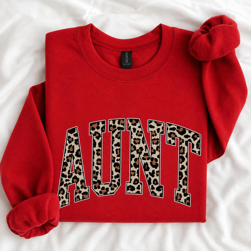 Custom Grandma Sweatshirt, Personalized Leopard Varsity Nana Gigi Mimi, Mother's Day Gift for Grandma, Women Retro Cheetah Print