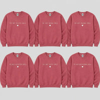 Custom In My Nana Era Sweatshirt, Mama Mimi Gigi Grandma Auntie Era Crewneck, Personalized Family Matching Sweatshirt, Cute Grandma Gift, Mother's Day Gift, Vintage Washed Pink Pullover, Cozy Gift For Her