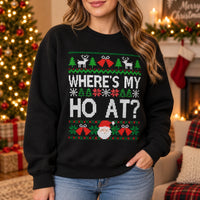 Custom Matching Christmas Sweatshirt, Choose Your Funny Couple Phrase Variant, Holiday Partner Gift