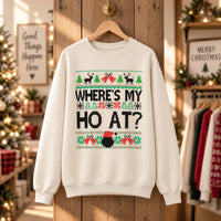 Custom Matching Christmas Sweatshirt, Choose Your Funny Couple Phrase Variant, Holiday Partner Gift
