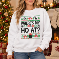 Custom Matching Christmas Sweatshirt, Choose Your Funny Couple Phrase Variant, Holiday Partner Gift