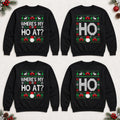 Custom Matching Christmas Sweatshirt, Choose Your Funny Couple Phrase Variant, Holiday Partner Gift