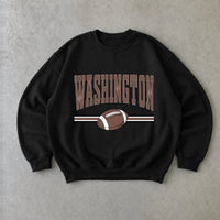 Custom State Football Sweatshirt, Personalized Choose Your State Varsity Game Day, Retro Hometown Sports Fan Gift