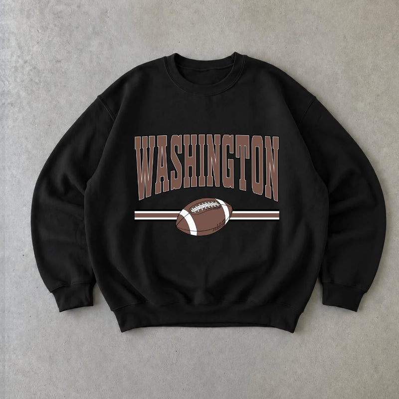 Custom State Football Sweatshirt, Personalized Choose Your State Varsity Game Day, Retro Hometown Sports Fan Gift