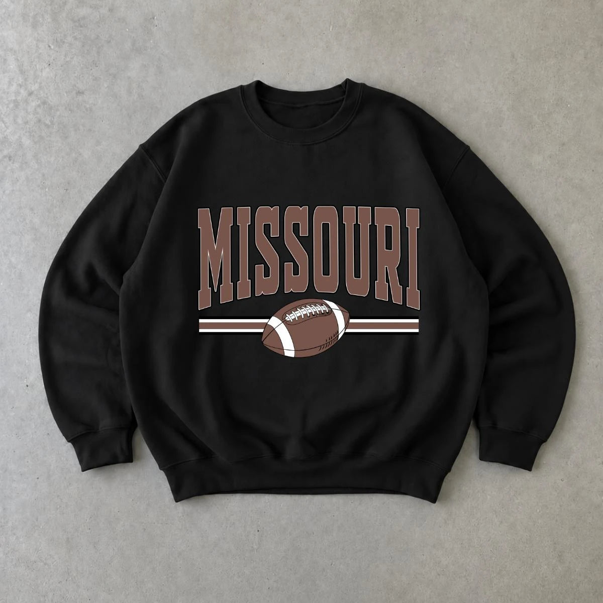 Custom State Football Sweatshirt, Personalized Choose Your State Varsity Game Day, Retro Hometown Sports Fan Gift
