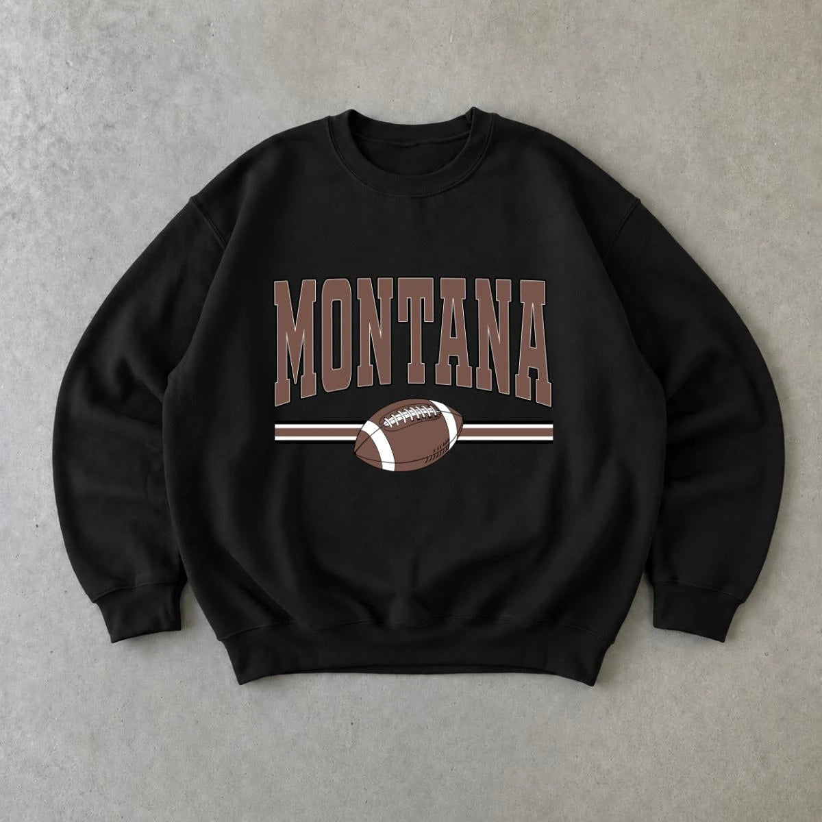 Custom State Football Sweatshirt, Personalized Choose Your State Varsity Game Day, Retro Hometown Sports Fan Gift