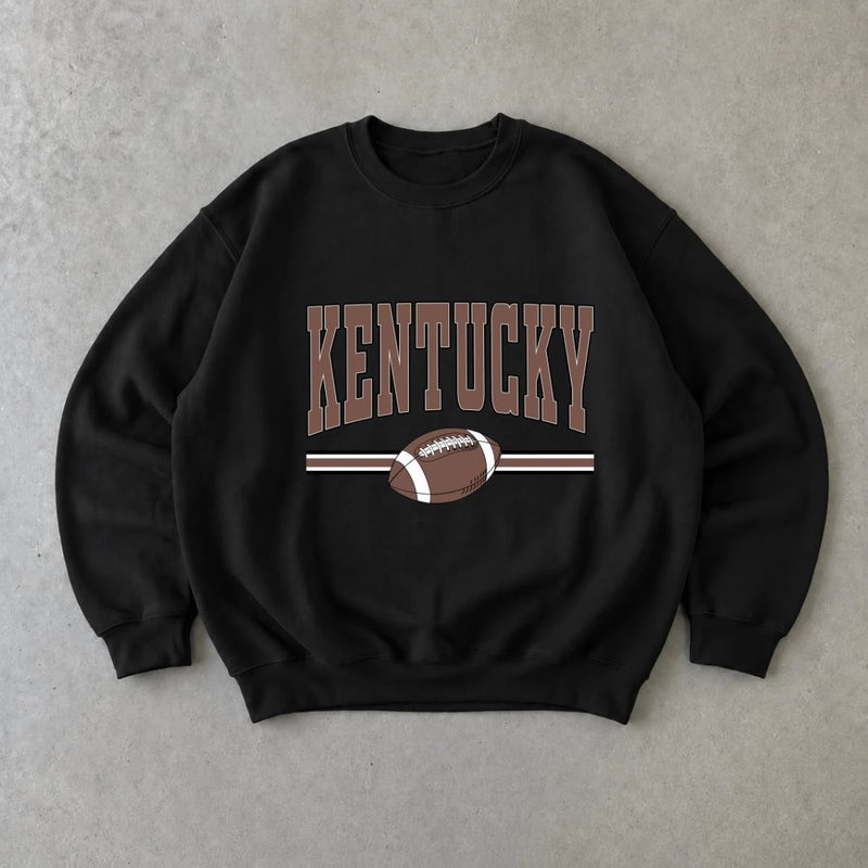 Custom State Football Sweatshirt, Personalized Choose Your State Varsity Game Day, Retro Hometown Sports Fan Gift