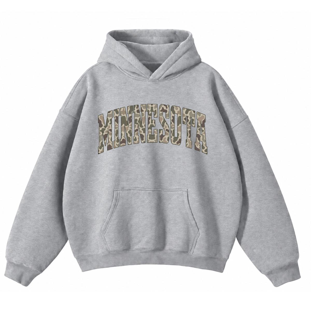 Custom State Name Camo Collegiate Hoodie, Personalized Choose Your State Design, Vintage State Pride Gift for Men Women Students