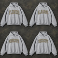 Custom State Name Camo Hoodie, Personalized Collegiate State Pride Pullover Gift for Men Women Students