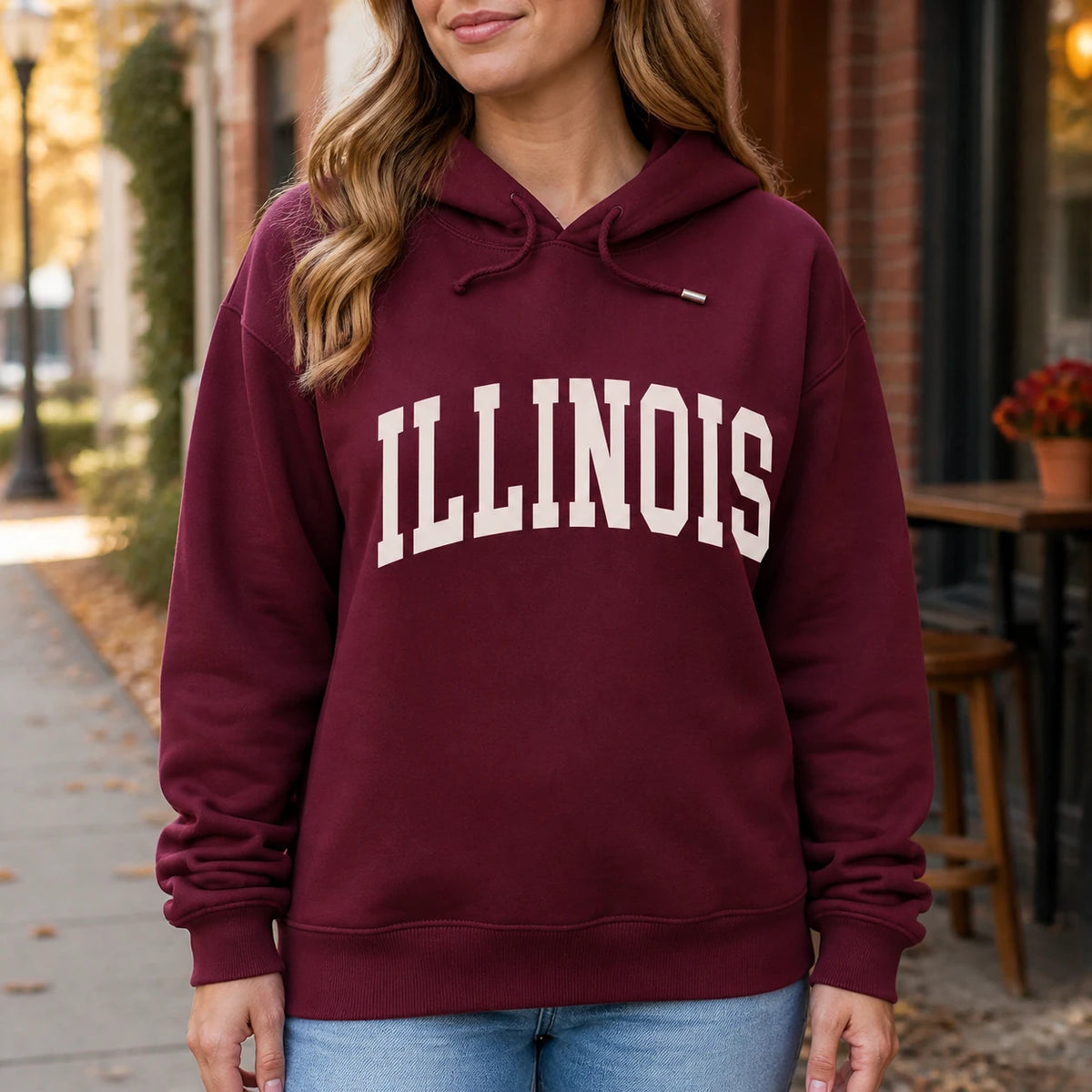 Custom State Pride Hoodie, Personalized State Name Varsity Pullover, Retro USA Travel Souvenir Gift for Hometown Fans