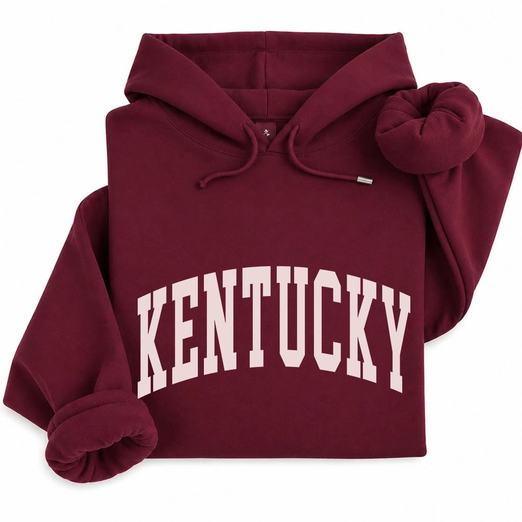 Custom State Pride Varsity Hoodie - Retro Collegiate Hometown