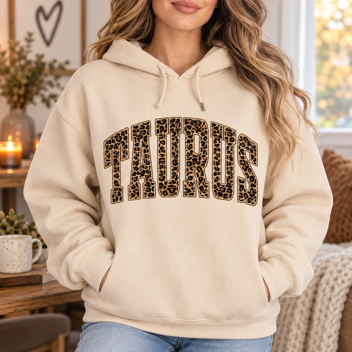 Custom Zodiac Sign Shirt, Leopard Print Astrology Design