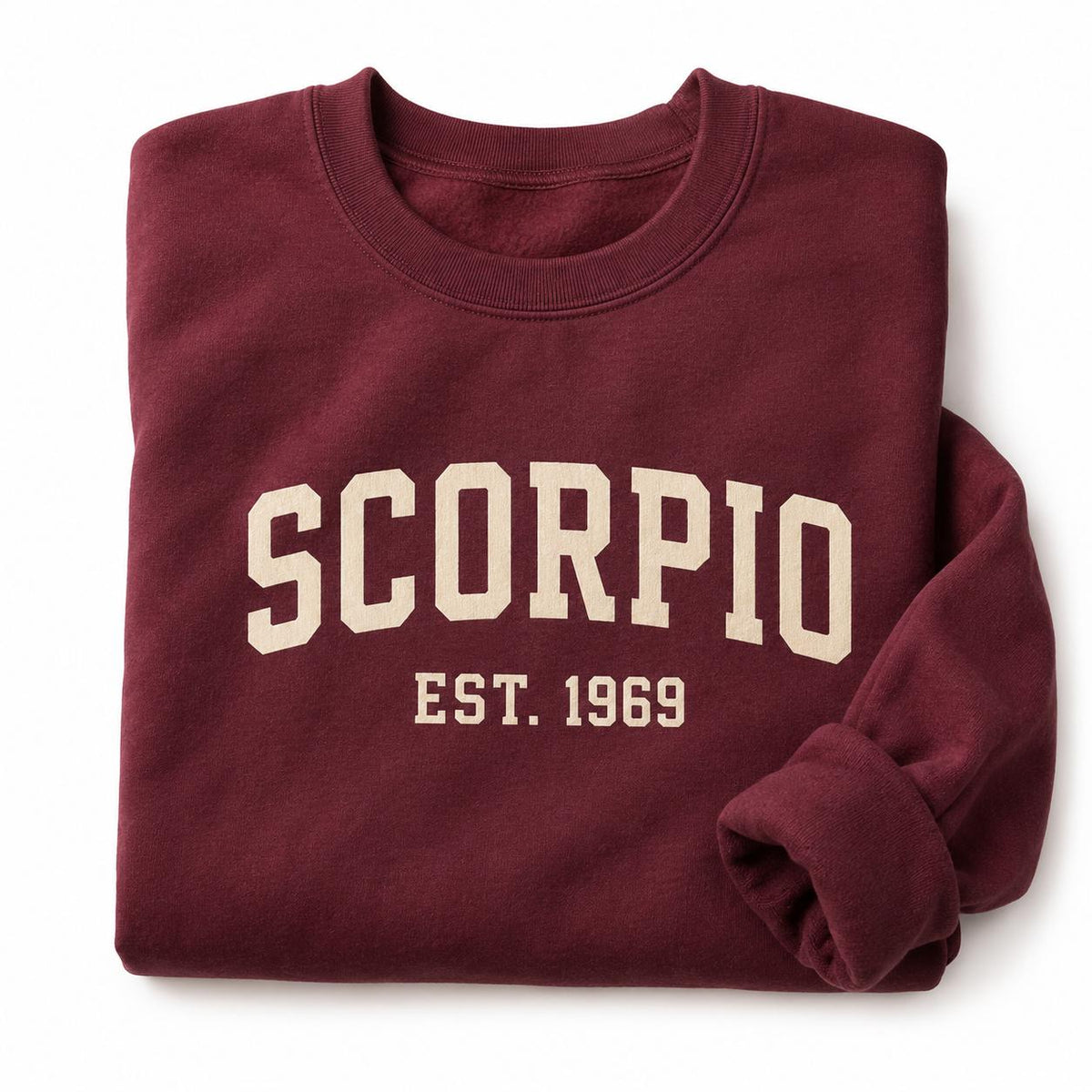 Custom Zodiac Sweatshirt, College EST Year Star Sign