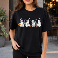 Cute Nurse Ghost Halloween Shirt Funny Nursing Spooky Medical Graphic Tee