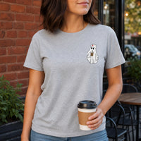 Cute Nurse Ghost Pocket Shirt Halloween RN CNA Minimalist T-Shirt & Sweatshirt