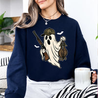 Duck Hunting Ghost Camo Ghost Hunter Sweatshirt Halloween Hunting Women Cute Spooky Vintage Design