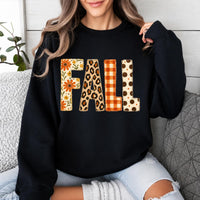 Fall Sweatshirt and Shirt, Floral Leopard Pumpkin Graphic