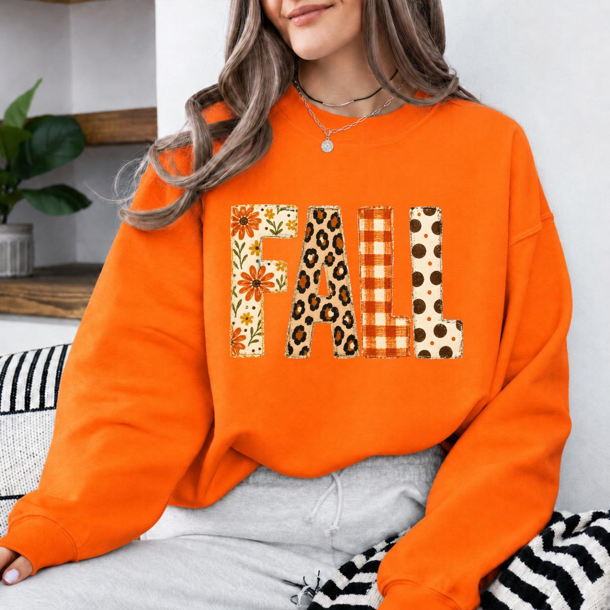 Fall Sweatshirt and Shirt, Floral Leopard Pumpkin Graphic