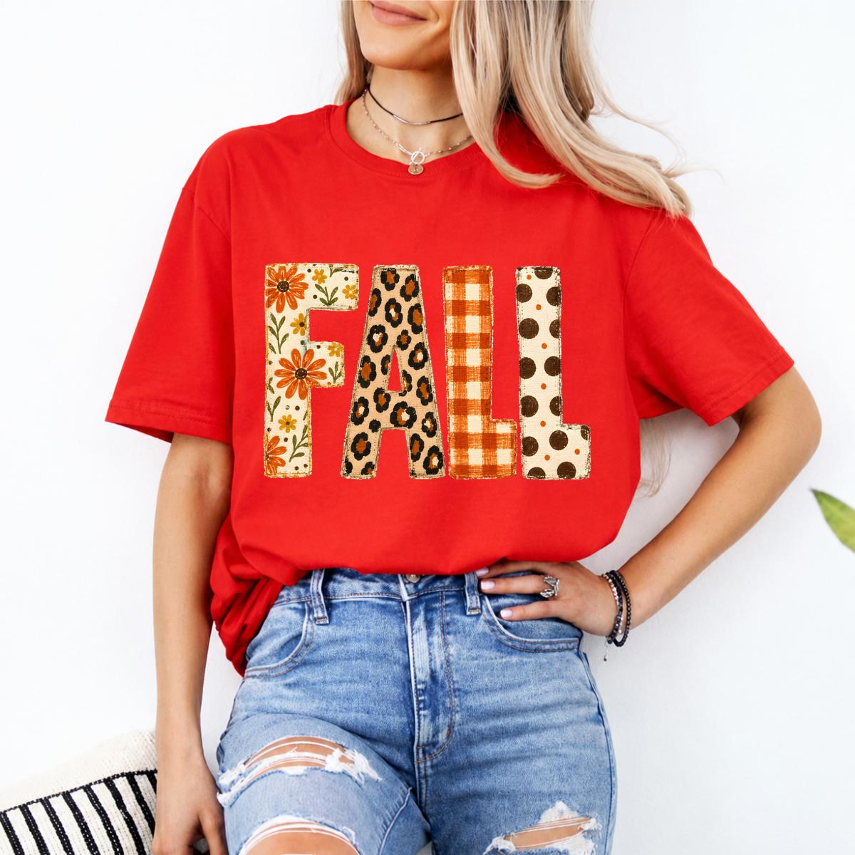 Fall Sweatshirt and Shirt, Floral Leopard Pumpkin Graphic