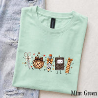 Fall Teacher T-Shirt School Supplies Leopard Pumpkin Back To School Classroom Women Cute Coquette