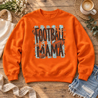 Football Mama Sweatshirt Retro Bow Game Day Football Mom Crewneck