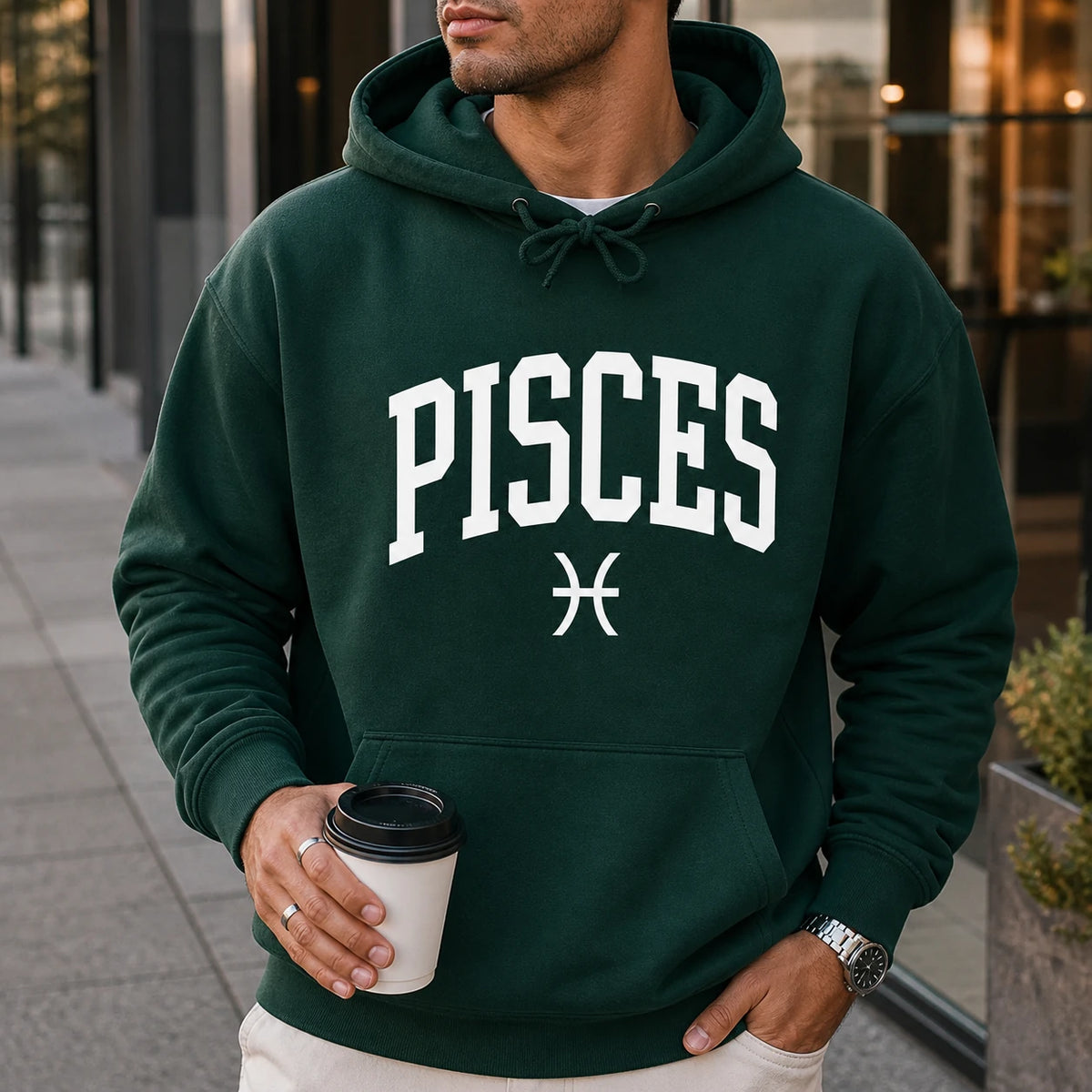[FULL 12 ZODIAC] Zodiac Sign Hoodie, Astrology Star Sign Name & Glyph, Horoscope Birthday Gift, Unisex, Vintage Varsity Collegiate Style