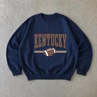 Full 50 States Football Sweatshirt, Georgia Montana Washington Texas Crewneck, Vintage State Football Graphic Pullover, Game Day Sports Shirt, USA State Gift for Football Fans